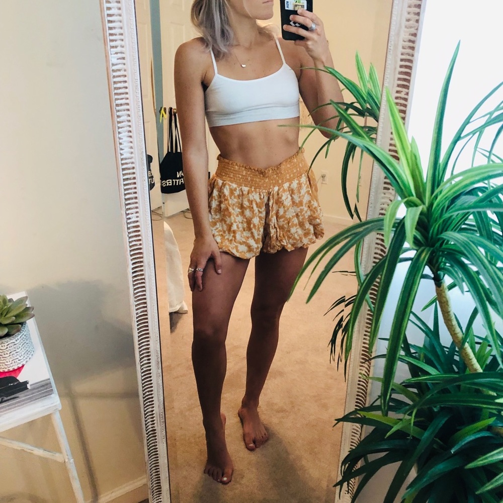 Free people flowy beach shorts